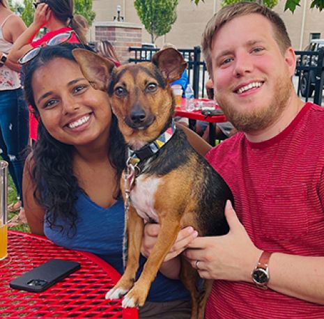 Lula with Kevin and Priya