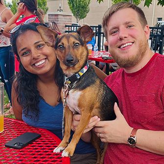 Lula with Kevin and Priya