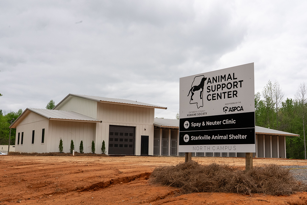 the back of the new OCHS support center